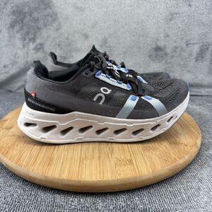 On Cloudsurfer CloudTec Shoes Womens Size 7 Black Mesh Running Sneakers